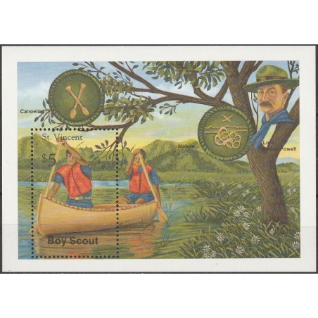 Sent Vinsento ir Grenadinų pašto ženklai (1989). Skautai