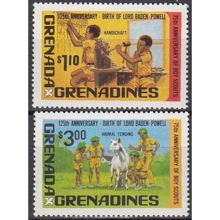 Grenada Grenadines stamps (1982) for sale. Scout Movement