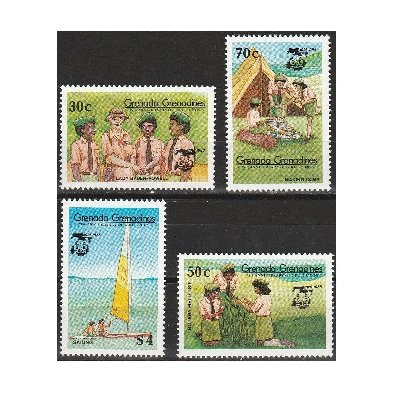 Grenada Grenadines stamps (1985) for sale. Scout Movement
