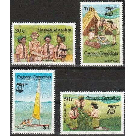 Grenada Grenadines stamps (1985) for sale. Scout Movement