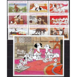 Grenada Grenadines 1988. Disney animation (101 Dalmatians)