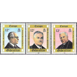 Gibraltaro pašto ženklai (1980). Žymūs žmonės