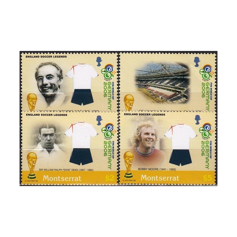 Montserato pašto ženklai (2006). FIFA Pasaulio taurė Vokietijoje