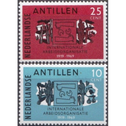 Nyderlandų Antilų pašto ženklai (1969). Tarptautinė Darbo organizacija