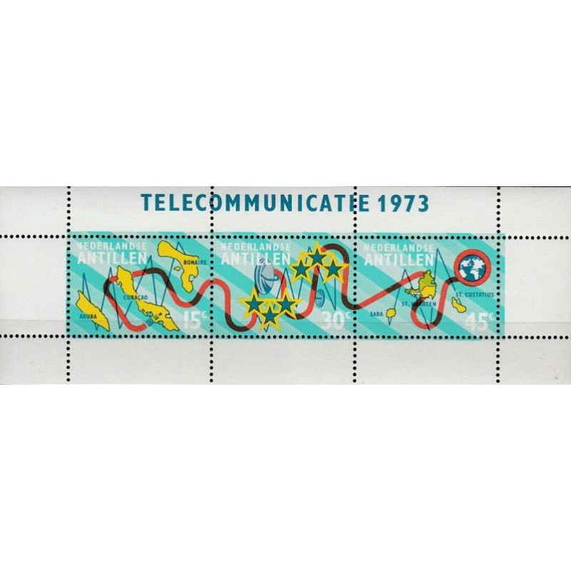 Nyderlandų Antilų pašto ženklai (1973). Telekomunikacijos