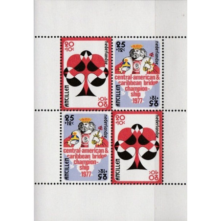 Netherlands Antilles stamps (1977) for sale. Bridge championship