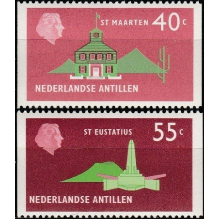 Nyderlandų Antilų pašto ženklai (1977). Salos