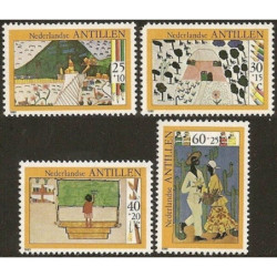 Netherlands Antilles stamps (1980) for sale. Children drawings