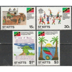 Sent Kitso pašto ženklai (1984). Nacionaliniai motyvai
