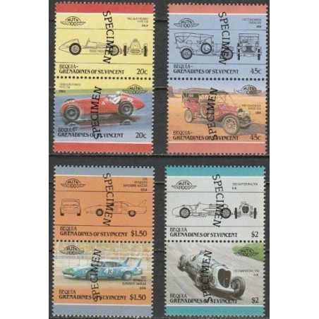 St.Vincent and Grenadines stamps (1985) for sale. Vintage cars (specimens)