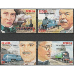 St.Vincent and Grenadines stamps (1986) for sale. Rail transport