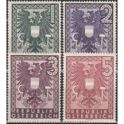 Austrijos pašto ženklai (1945). Herbai