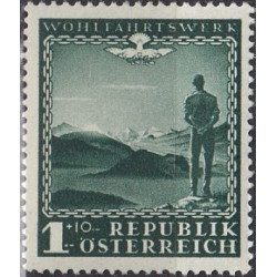Austrijos pašto ženklai (1945). Kraštovaizdis (Alpės)
