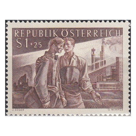 Austrijos pašto ženklai (1955). Darbininkai