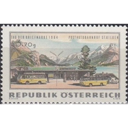 Austrija 1964. Pašto ženklo diena (viešasis transportas)