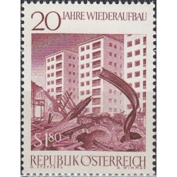 Austrijos pašto ženklai (1965). Architektūra (atstatymas po karo)