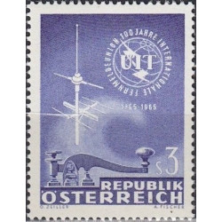Austrijos pašto ženklai (1965). Tarptautinė telekomunikacijų sąjunga