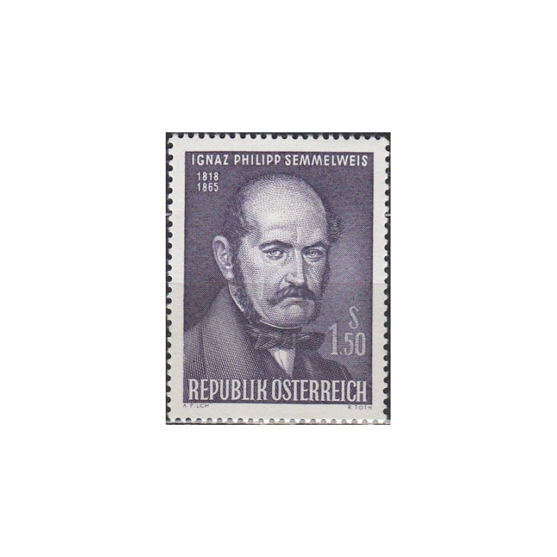 Austria stamps (1965) for sale. Ignaz Semmelweis