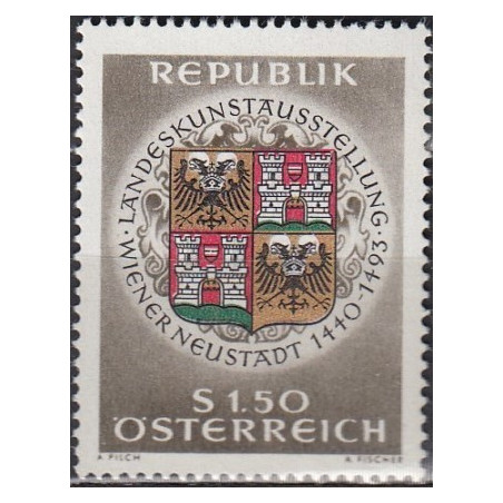 Austrijos pašto ženklai (1966). Viduramžių Vienos kultūros paroda