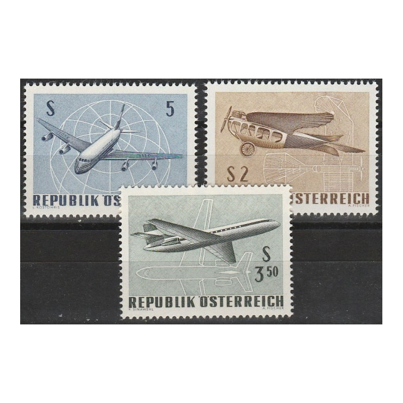 Austria stamps (1968) for sale. Airplanes