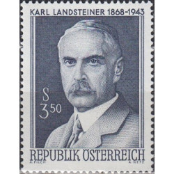 Austrijos pašto ženklai (1968). Nobel premijos laureatas (bakteriologas)