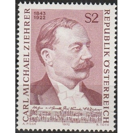 Austria stamps (1972) for sale. Composers
