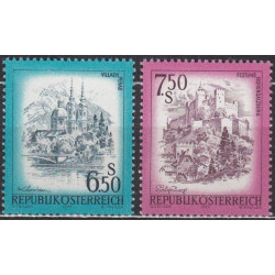 Austrijos pašto ženklai (1977). Kraštovaizdžiai