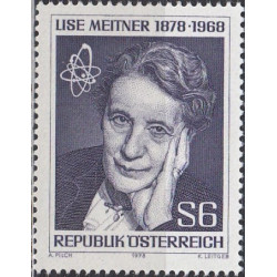 Austrijos pašto ženklai (1978). Mokslininkė (fizikė)