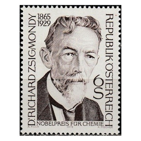Austrijos pašto ženklai (1979). Nobel premijos laureatas (chemija)