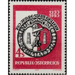 Austrijos pašto ženklai (1980). Miestų istorija (Halainas)