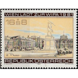 Austrijos pašto ženklai (1980). Vienos architektūra