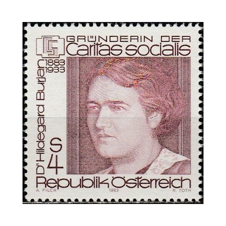 Austria stamps (1983) for sale. Founder of Caritas socialis