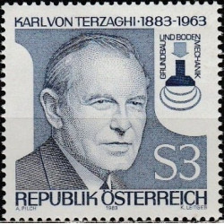 Austrijos pašto ženklai (1983). Inžinierius (grunto mechanikos kūrėjas)