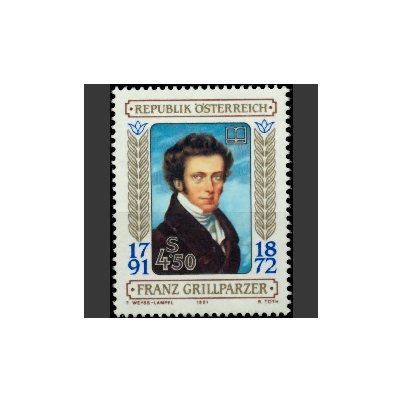 Austria stamps (1991) for sale. Writers
