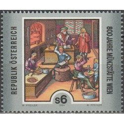 Austrijos pašto ženklai (1994). Monetų kalykla