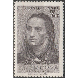 Čekoslovakijos pašto ženklai (1950). Božena Nemcova (rašytoja)