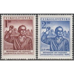 Čekoslovakija 1952. Už politinių kalinių išlaisvinimą