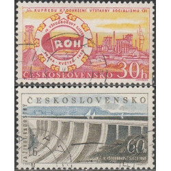Čekoslovakijos pašto ženklai (1959). Pramonė ir energetika