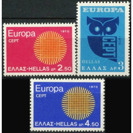 Graikijos pašto ženklai (1970) - Fantastiškos Europa ženklų kainos‎