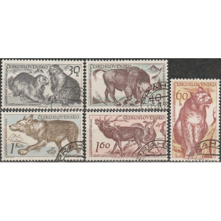 Čekoslovakijos pašto ženklai (1959). Tatra Nacionalinio parko fauna