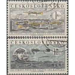 Čekoslovakijos pašto ženklai (1959). Čekų aviacijos istorija