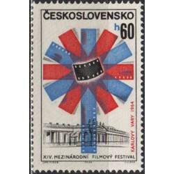 Čekoslovakijos pašto ženklai (1964). Kino festivalis