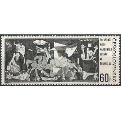 Čekoslovakijos pašto ženklai (1966). Picasso paveikslas