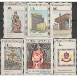 Čekoslovakijos pašto ženklai (1968). Naujoji Praha