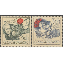 Čekoslovakijos pašto ženklai (1969). Slovakų sukilimo metinės