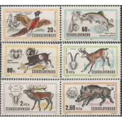 Čekoslovakijos pašto ženklai (1971). Medžiojami gyvūnai