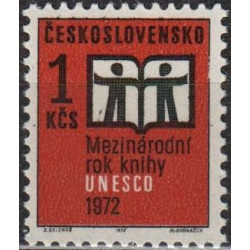 Čekoslovakijos pašto ženklai (1972). Tarptautiniai knygos metai