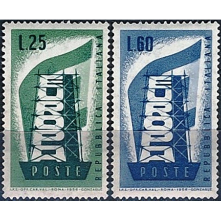 Italija 1956 - Fantastiškos Europa ženklų kainos