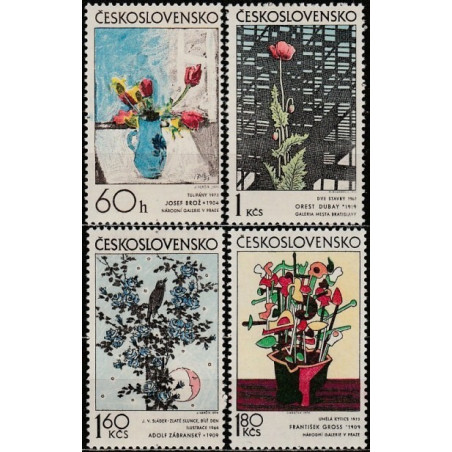Čekoslovakijos pašto ženklai (1974). Čekų ir slovakų grafika
