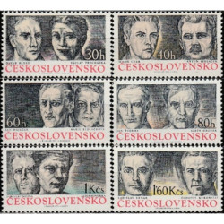 Čekoslovakijos pašto ženklai (1974). Antrojo pasaulinio karo partizanai